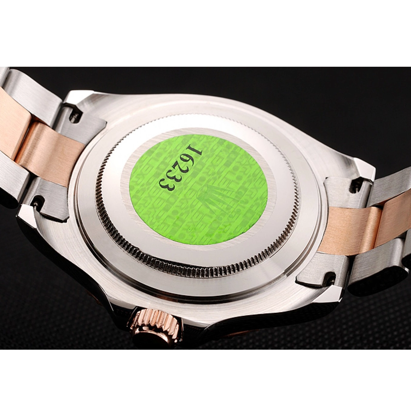 Aaa replica watch Bracelet Master Two Tone Rose Gold Steel Rolex Dial 1453864 Yacht Stainless 0716